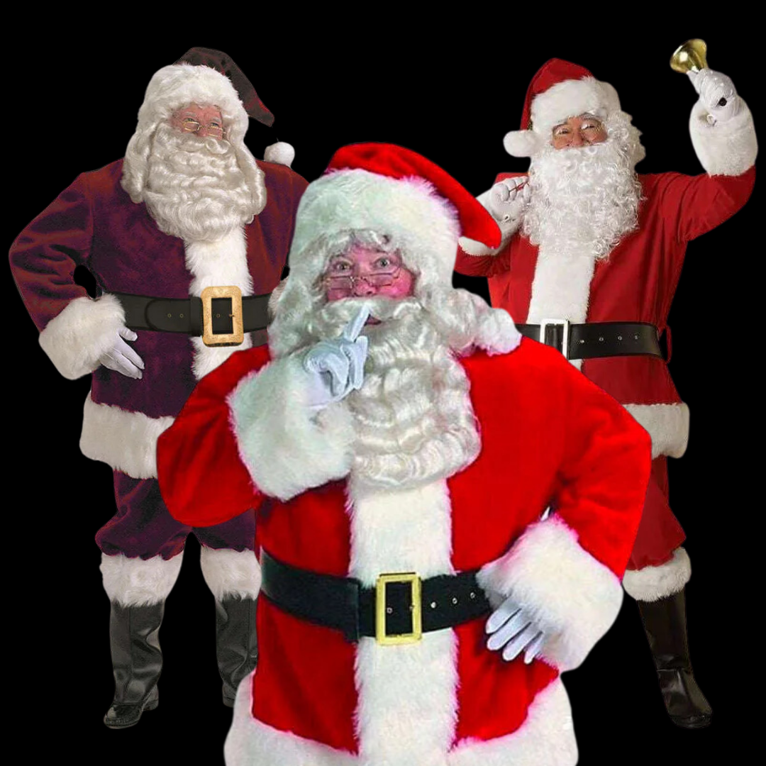 father christmas fancy dress outfit Girl's Premium Santa Costume Dress | Christmas Costumes | Kids | Girls | S | Black/Red/White
