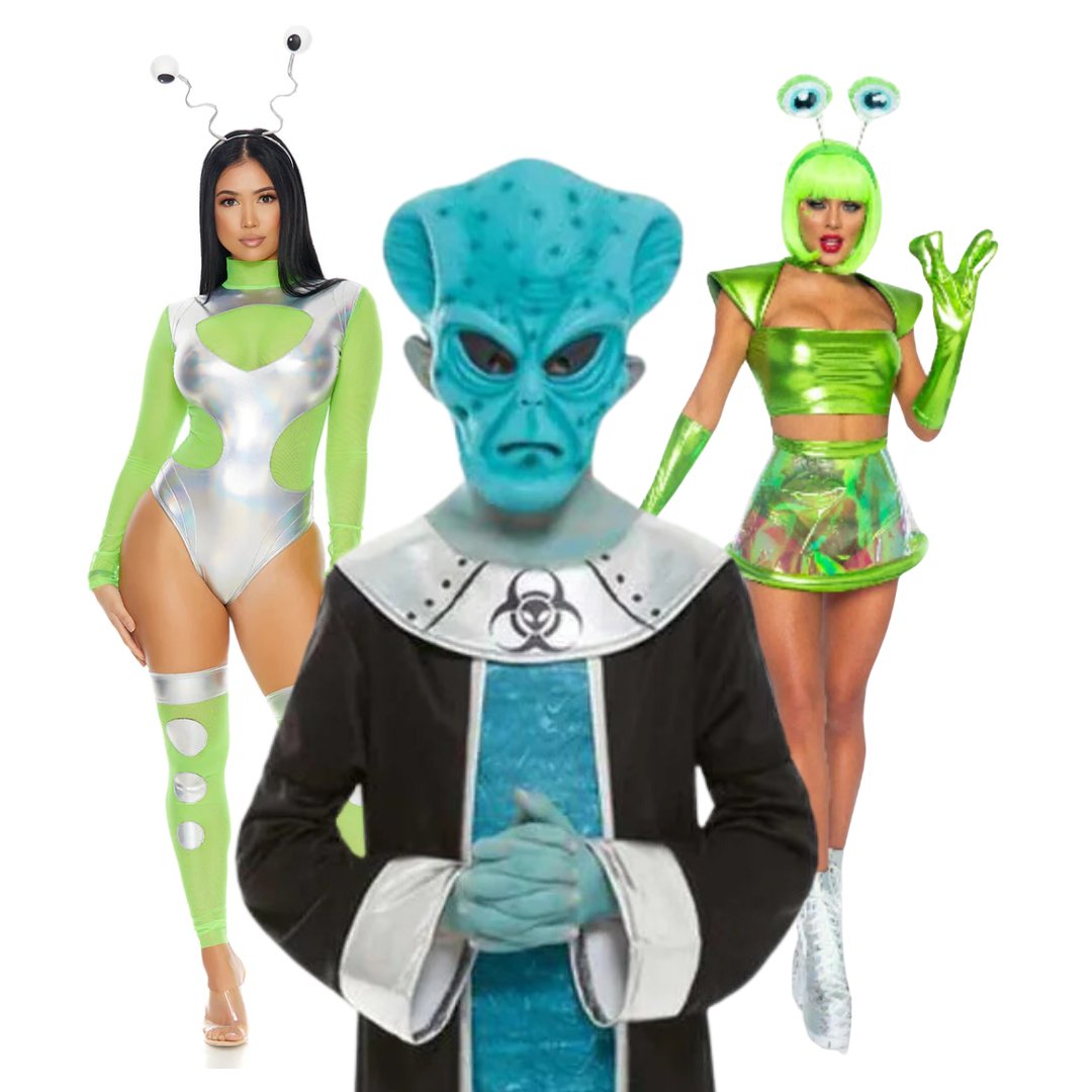 The HOTTEST Alien Costumes, 8 Holographic Alien Costume Ideas