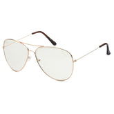 Extra Large Rose Gold Aviator Glasses