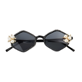 Perfectly Pearly Diamond Gem Sunglasses