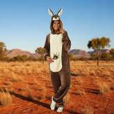 Kangaroo One Piece Adult Costume