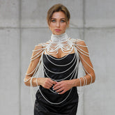 Cleopatra Faux Pearl Body Jewelry