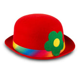 Colorful Clown Bowler Hat