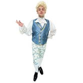 Classy Colonial Blue Duke Men's Costume