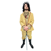 Medieval Gold & Red Lord Men's Costume