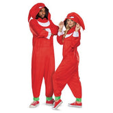 Sonic the Hedgehog Knuckles Adult Pajama Costume