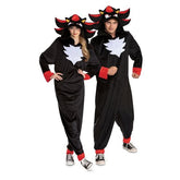 Sonic the Hedgehog Shadow Adult Pajama Costume