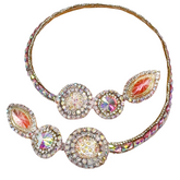 Exclusive Burlesque Royalty Pink Neckpiece