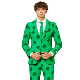 OppoSuits Patrick Green Clover Three Piece Suit