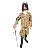 Medieval Gold Floral Count Men's Costume