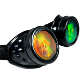 Holographic Skull Steampunk Goggles