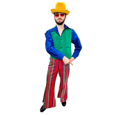 1970s Rainbow Party Men's Costume