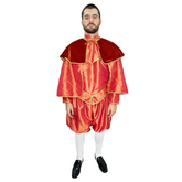 Medieval Men's Orange Merchant Adult Costume