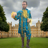 Colonial Premiere Blue & Gold Louis The 16th Adult Costume