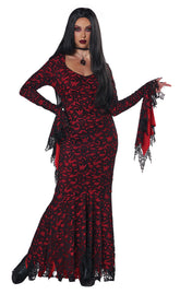 Lace Vampire Dress Women's Costume