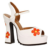 Daisy Doll Heel Open-Toe Women's Shoes