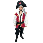 Premium Red Swashbuckler Adult Costume