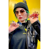 60s Hippie Flower Ocean Lens Sunglasses