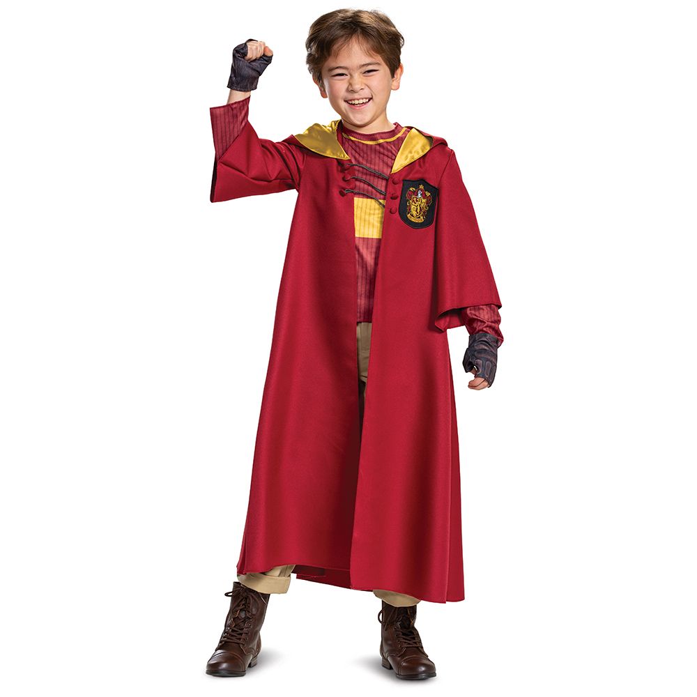 Harry Potter Hermione Granger Deluxe Girls Costume, Black & Red, Kids Size  Large (10-12)