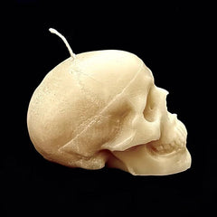 3" Unscented Skull Candle