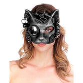 Steampunk Mechanical Cat Mask
