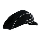 Black Bicorn Pirate Hat