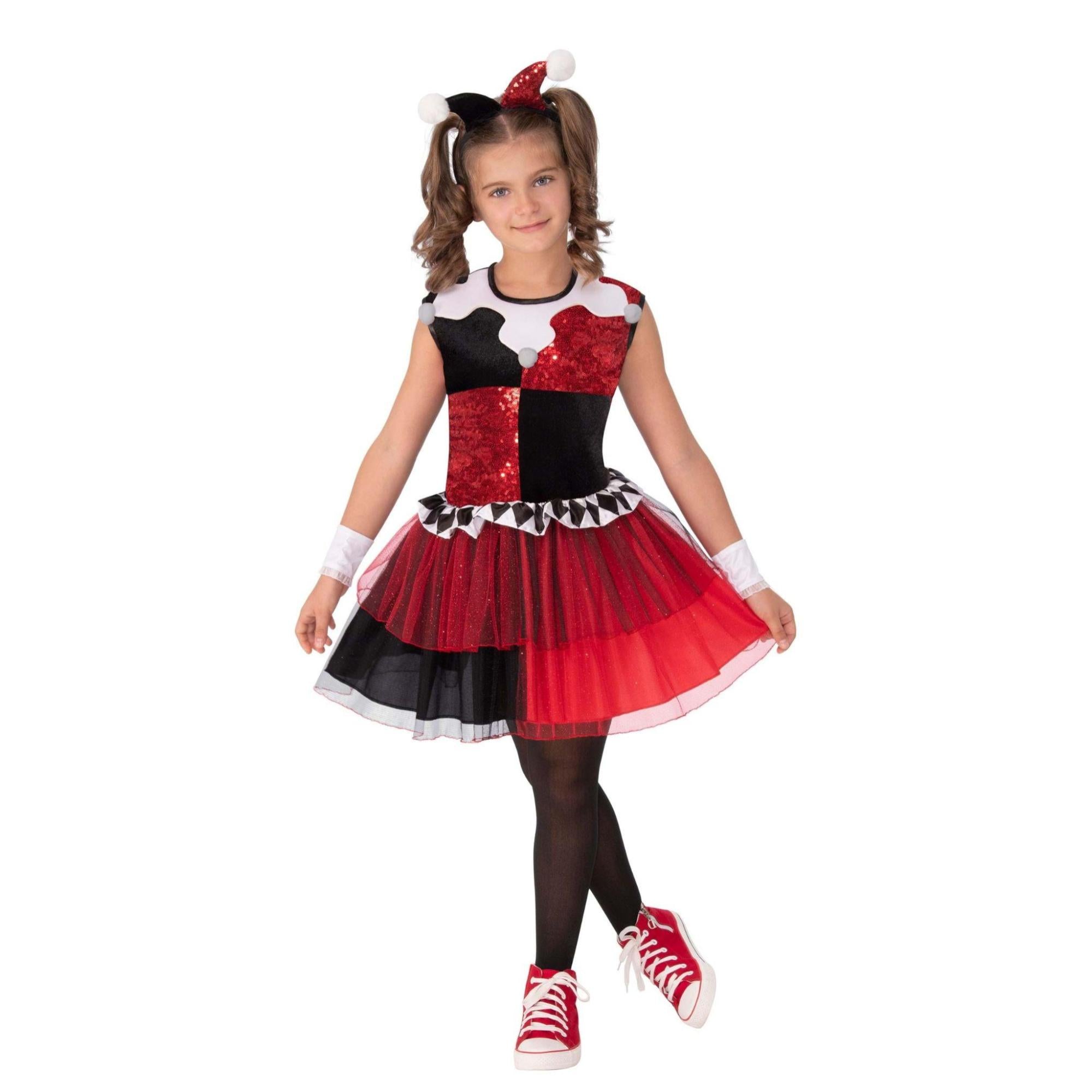 Harley Quinn Dress Child Costume – AbracadabraNYC Harley Quinn Dress Child Costume – AbracadabraNYC