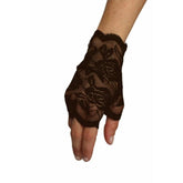 Short Lace Fingerless Gloves
