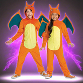 Pokémon Deluxe Charizard Kids One Piece Pajama Costume