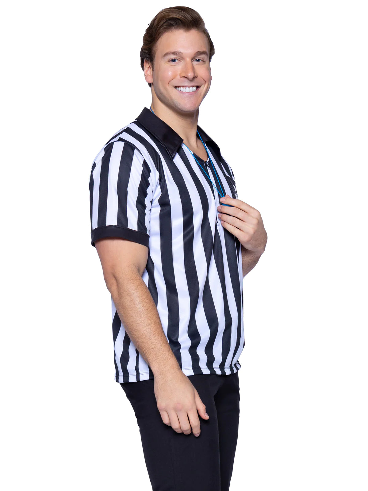 Men's Referee Shirt & Whistle Set