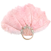Exclusive Burlesque Royalty Pink Fan