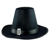 Black Durashape Adult Pilgrim Hat
