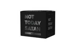 Not Today Satan Black Mug