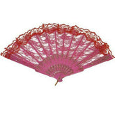 9" Lace Hand Fan