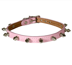 3/4" Patent Leather Choker w/ 1/2" Spikes