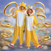 Sonic the Hedgehog Tails Adult Pajama Costume