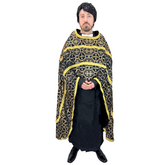 Religious Black and Gold Adult Cape
