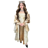 Medieval Gold Queen Women's Costume