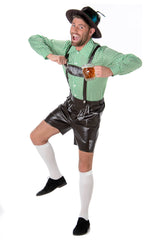 Bavarian Alpine Man Deluxe Sage Octoberfest Adult Costume
