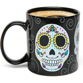 Color Changing Sugar Skull Coffee Mug