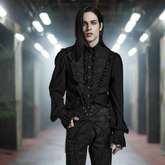 Punk Rave Goth Chiffon Long Sleeved Poet Shirt