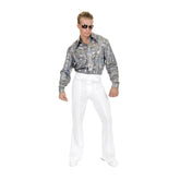 Men's White Disco Pants