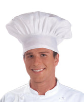 White Cloth Adult Costume Chef Hat