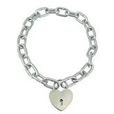 Heart Padlock Jumbo Chain Necklace