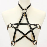 Leather Pentagram Harness