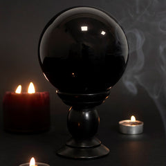 Large Crystal Ball on Stand