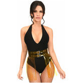 Clear Fringe Festival Buckle Skirt