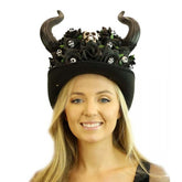 Horned Flower Hat