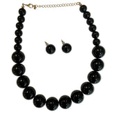 Pearl Necklace & Earrings