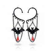 Red Gem Ear Cuffs